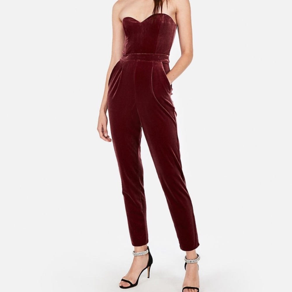 Velvet jumpsuit